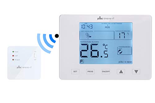 bianca Yardwe Cronotermostato digitale touch screen Termostato programmabile con Wi-Fi per caldaia a gas 220V