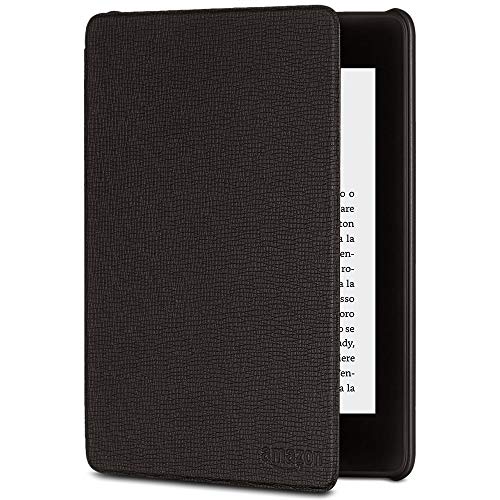 Custodia Amazon in pelle per Kindle Paperwhite (10ª generazione - modello 2018), Nero