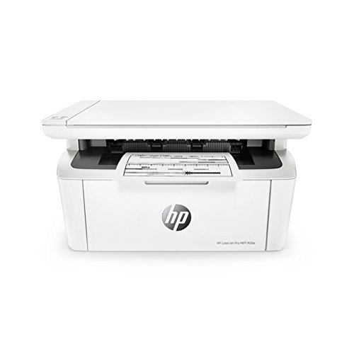 HP LaserJet Pro M28a Stampante Multifunzione, fino a 18 ppm, Bianco e Nero, Copia, Scansione, Colore: Bianco