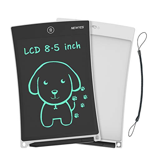 NEWYES NYWT850 Tavoletta Grafica LCD Scrittura, 8,5 Pollici di Lunghezza - Vari Colori(Bianco)