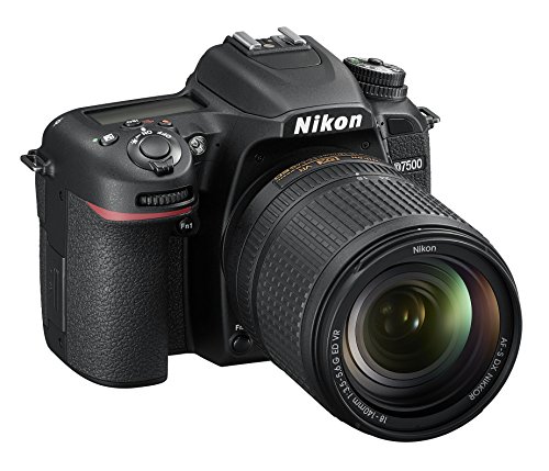 Nikon D7500 Fotocamera Reflex Digitale con Obiettivo AF-S DX NIKKOR 18-140mm f/3.5-5.6G ED VR, 20,9 Megapixel, Wi-Fi, Bluetooth, SD 8GB 300x Premium Lexar, Nero [Nital card: 4 Anni di Garanzia]