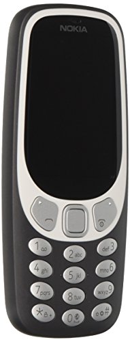 Nokia 3310 3G Telefono Cellulare, Memoria Interna da 64 MB, 2MP, Grigio antracite (Charcoal Grey) [Italia]
