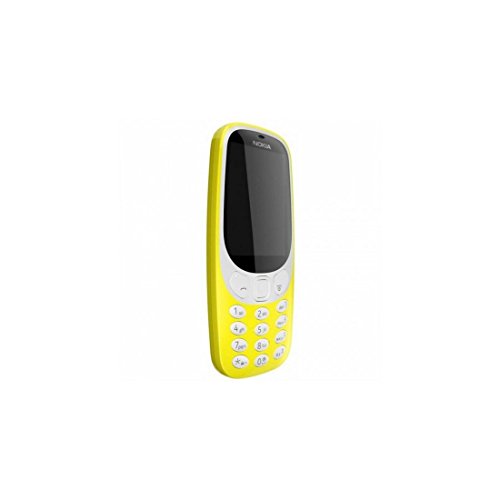 Nokia 3310 Telefono Cellulare, Memoria Interna da 16 MB, Giallo, Single SIM [Italia]