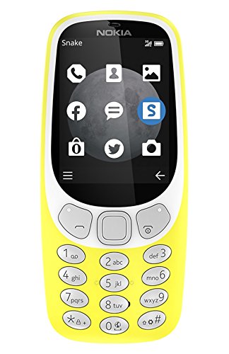 Nokia A00028753 3310 3G Telefono Cellulare, 64 MB, Giallo [Italia]