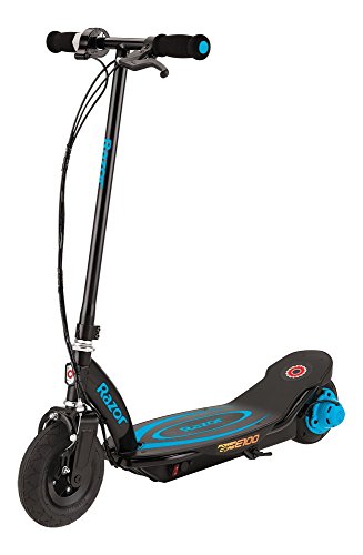 Razor Power Core E100 scooter elettrico di colore Blu e freno a manubrio