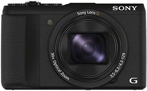 Sony DSC-HX60 Fotocamera Digitale Compatta, FHD, Cyber-shot, Sensore CMOS Exmor R da 20.4 MP, Zoom Ottico 30x, Nero