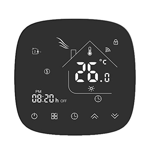 bianca Yardwe Cronotermostato digitale touch screen Termostato programmabile con Wi-Fi per caldaia a gas 220V