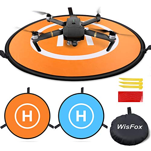 WisFox Drone Landing Pad Impermeabile 75cm Atterraggio Pieghevole Portatile per Elicotteri RC Drone