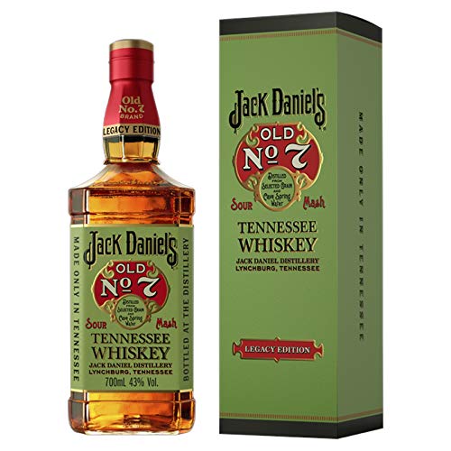 Jack Daniel's Sour Mash Tennessee Whiskey LEGACY EDITION No. 1 - GREEN DESIGN 43% Vol. 0,7l in Giftbox