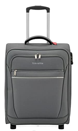 Valigia "CABIN" by travelite, ideale come bagaglio a mano: pratico trolley a due ruote disponibile e dotato di 2 ampie tasche frontali