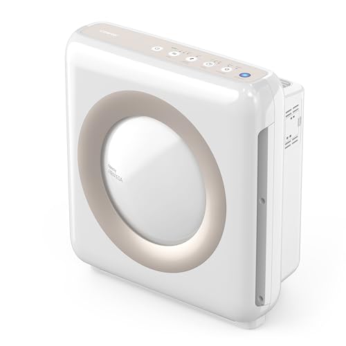 COWAY AP-1512HH Mighty Purificatore d’Aria fino a 33 m², Rimuove il 99.999% Delle Particelle di 0.01 µm*, Virus e Aerosol, Tecnologia GreenHEPA, Miglior Purificatore degli USA per Wirecutter, Bianca
