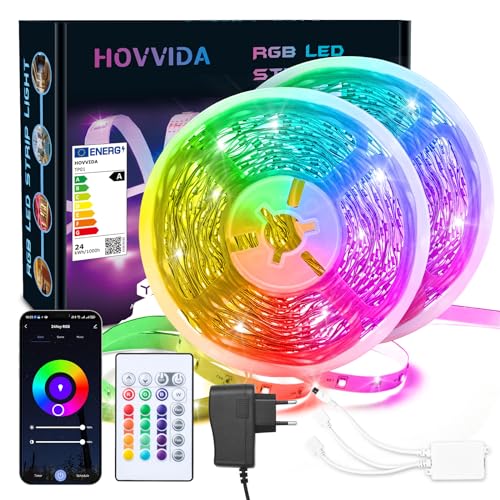 HOVVIDA Striscia LED 20M WiFi RGB